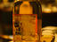 Serbian plum brandy, rakija, on table at Writer's Club restaurant.