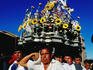 Corpus Christi Day procession in Plaza De Armas.