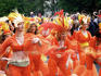 Costumed German ladies at Carnival of Cultures.