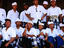 Group of Balinese boys and men.