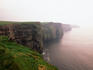 Cliffs of Moher at sunset.
