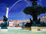 Fountain at Praca Dom Pedro IV (Rossio).