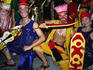 Dancers in traditional dress.