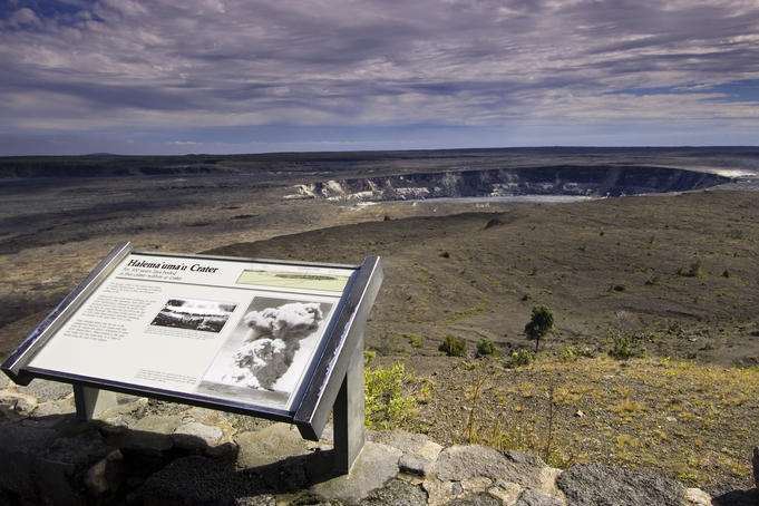 Halema'uma'u Crater.