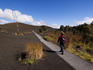 Hiker on Devastation Trail.