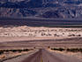 Dunes and Daylight Pass Road, Panamint Range.