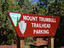 Trail sign at Mount Trumbull Wilderness.