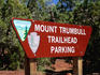 Trail sign at Mount Trumbull Wilderness.
