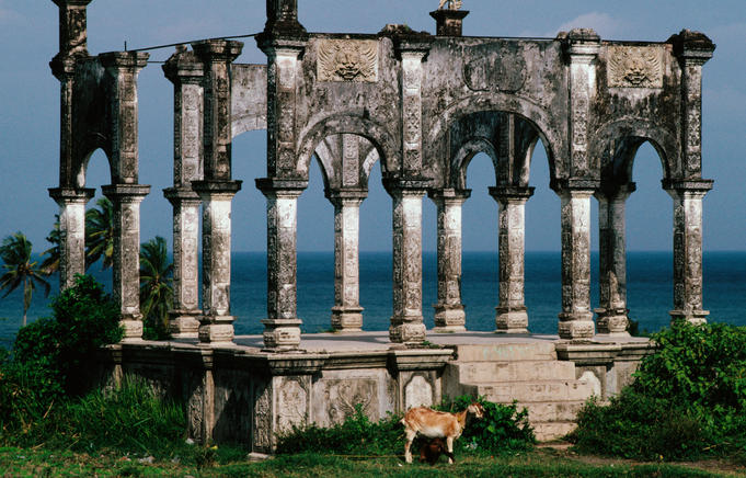 Remnants of Royal Bathing Palace in Ujung.