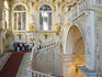 Hermitage Museum staircase.
