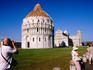 Photographing the Baptistry, Cathedral, Leaning Tower, Campo dei Miracoli.