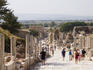 Tourists strolling down Curetes Way.