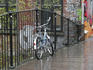 Bicycle, bridge and graffiti, Grunerlokka.