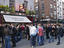 People drinking on Grafton Street after work.