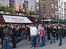 People drinking on Grafton Street after work.