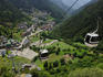 Ski gondola to Arinsal village.