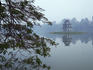 Pagoda in centre of Ho Hoan Kiem Lake (Lake of the Restored Sword).