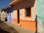 Colourful house facades, Central Pacific Coast