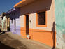 Colourful house facades.