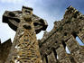 Cross at St Patrick's Cathedral and the Rock of Cashel.
