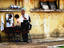 Streetside hairdresser, Ho Chi Minh City