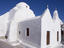 Whitewashed church.