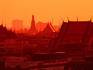 Temple roofs.