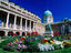 National Gallery Building exterior and gardens, Royal Palace Area, Buda.