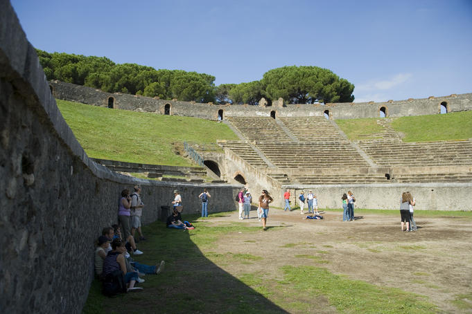 Roman ampitheatre, Pompeii.
