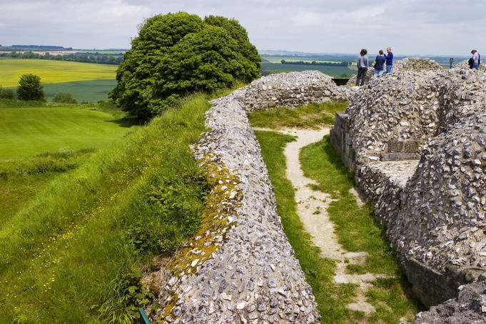 Iron Age hillfort at Old Sarum.