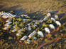 Aerial of Desert Gardens Hotel, Yulara Village.