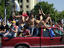 People celebrating death of Pinochet, Plaza Italia.