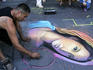Street artist, Plaza de Armas.