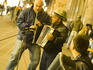 Street performers along Via Toledo, Centro Storico.