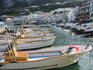 Boats lining harbour at Marina Grande.
