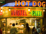 Hot dog stand.