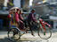 People travelling by rickshaw, Kathmandu