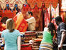 Stall at El Rastro Sunday flea market.