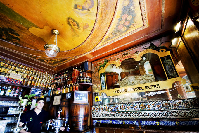 Interior of Antigua Casa Angel Sierra.