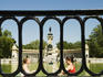 Monument to King Alfonso XII overlooking the Estanque Grande (Great Lake) in Parque del Buen Retiro, Madrid