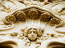 Facade detail of Art-Nouveau building, Sociedad General de Autores y Editores.