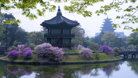Hyangwon-Jeong Pavilion, Gyeongbokgung Palace.