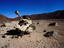 Ruined Chadian rebel tank in Jebel Arkno (Arkenu), southwest Libya.