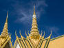Roof and tower detail on top of Throne Hall, Royal Palace complex.