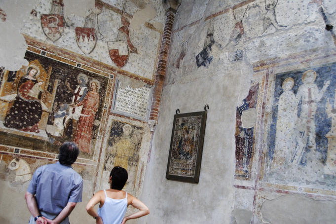 14th-century frescoes in former Chiesa di San Giorgetto dei Domenicani (also known as Chiesa di San Pietro Martire).