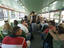 Passengers in vaporetto on Grand Canal.