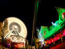 Linnanmaki amusement park at night.