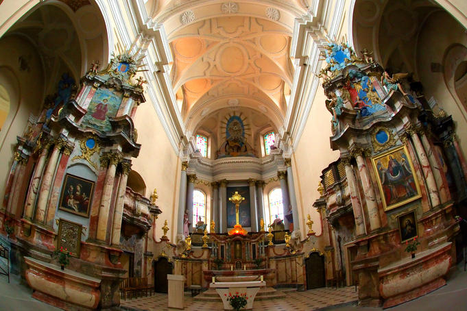 Interior of All Saints Church.