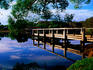 Small jetty at Lake Daylesford.