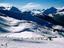 High ski slopes on Blackcomb Mountain, Coast Mountains.
